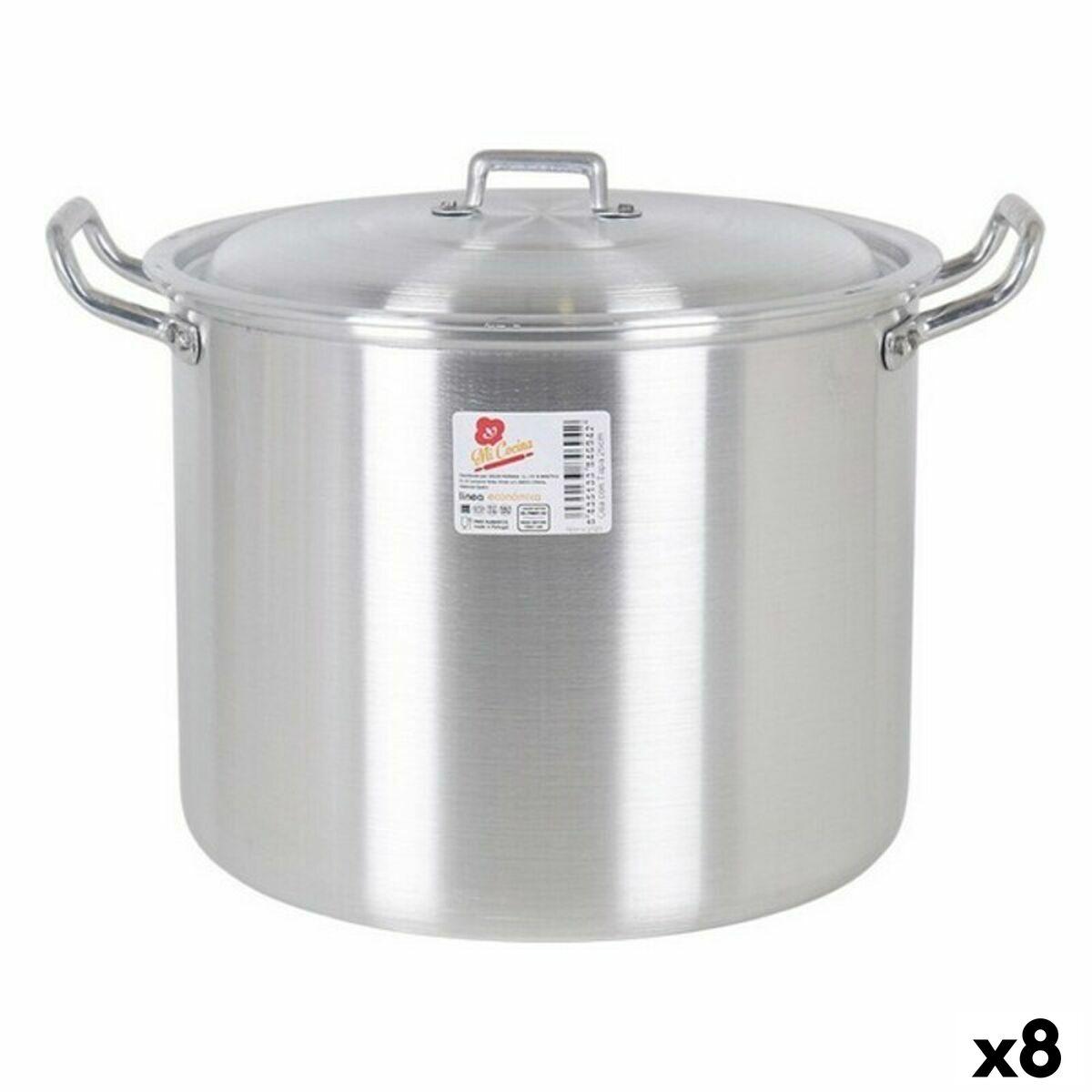 

Marmite Avec Couvercle 39693 Ø 22 Cm Argenté 6 L Aluminium 29 X 23 X 20 Cm TU прозрачный