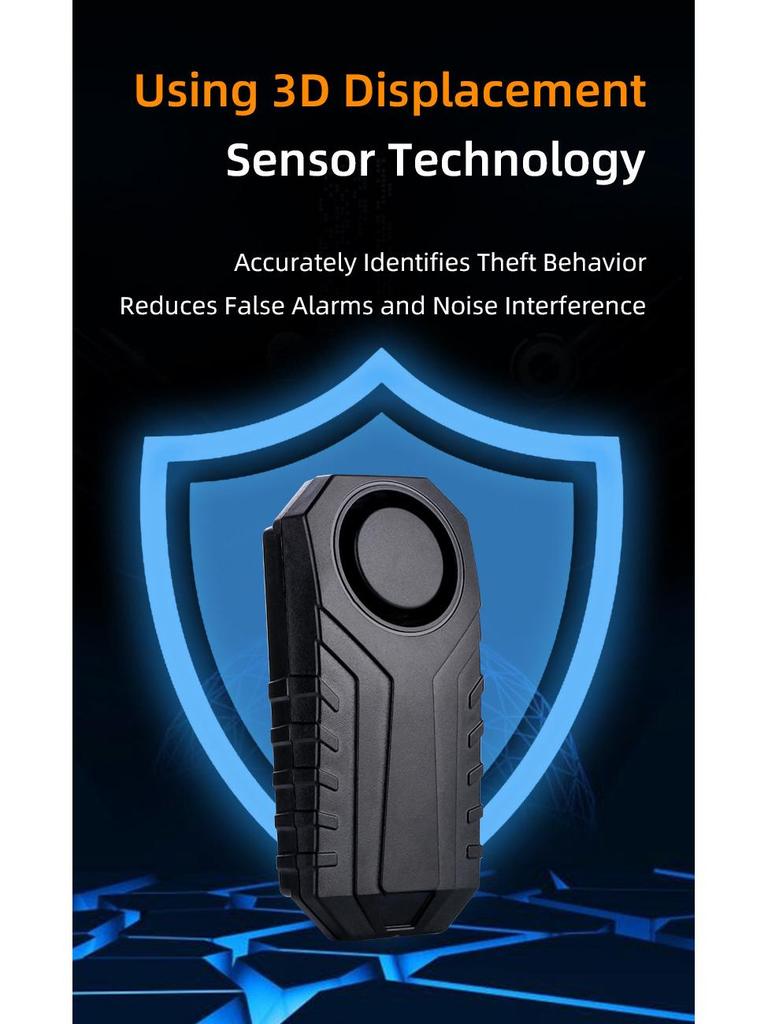 Cross-border Wireless Bicycle Anti-theft Alarm with Remote Control and Vibration Sensor SF22R