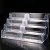Transparent Name Card Display Stand Display Holder Business Card Storage Box  Office Supplies