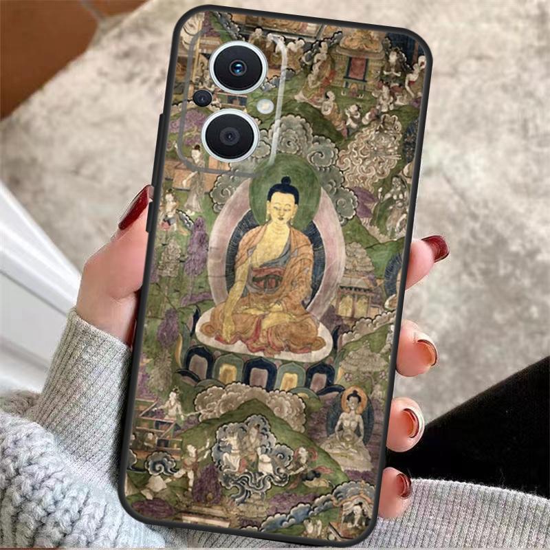 Trippy Gautama Buddha For OPPO Reno 14F 13F 12F 11F 8T 10 11 12 13 14 Pro 7 8 Lite OPPO Find X8 X6 X5 X9 Pro Case