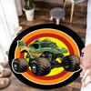 Multiple sizes Monster Truck Print Round Carpet for Living Room Bedroom Table and Chair Sofa Home Decor Area Rug Luxury Gift