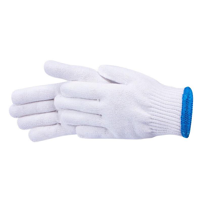 Churing White Cotton Anti-Slip Work Gloves