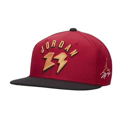 Jordan Adjustable Pattern Baseball Cap Unisex Hats Red FD5180-619