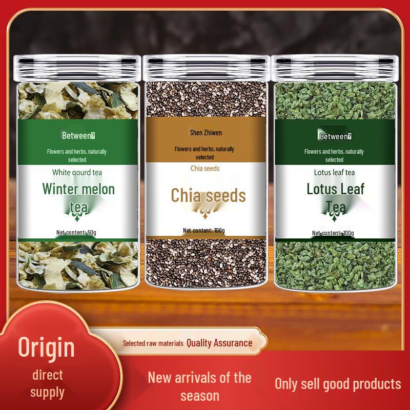 Shen Zhiwen Rose Winter Melon Lotus Leaf Herbal Tea - Sulfur-Free Health Drink for All Seasons