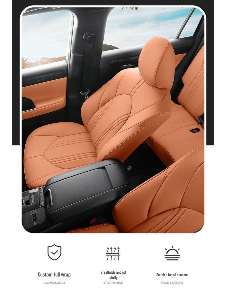 Toyota Highlander Car Seat Cushion Set: 5-Seater and 7-Seater All-Season Full Coverage Interior Accessories
