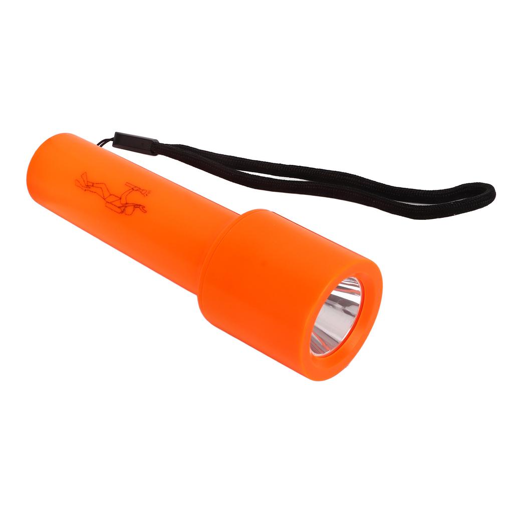 LED Underwater Torch Lamp ABS Waterproof Strong Light Portable Dive Flashlight for Night Fishing Outdoor