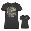 Lebhafter Mondschein Whiskey Lustiger Witz Humorvolles Damen-T-Shirt