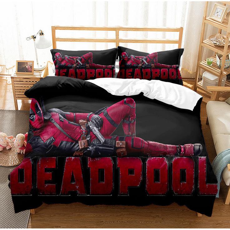 Cute Printed Quilt Cover Pillowcase Three-Piece Set Can Be Made Into Four-Piece 3D Digital Printing