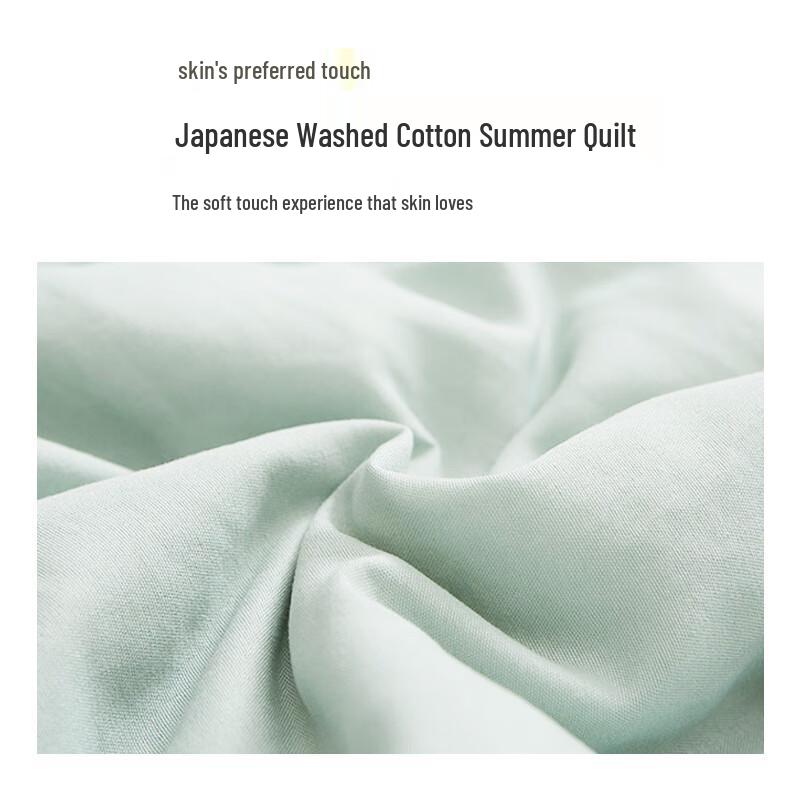 Jeliva Microfiber Washable Solid Color Summer Quilt