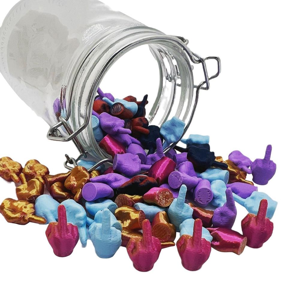 3D Printed Middle Finger Personality Item Creative Gift