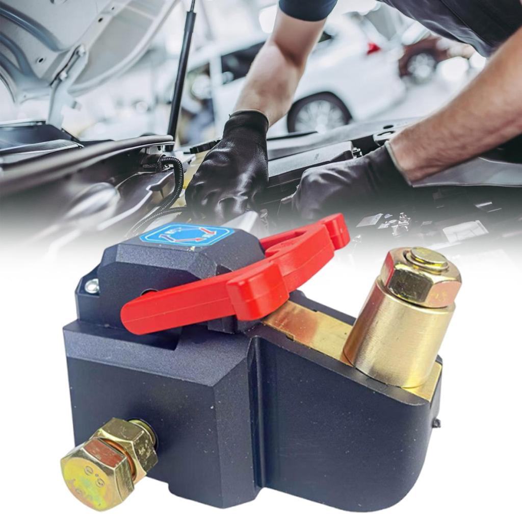 Battery Button Disconnect Control System With Non-Slip Handle Car Battery Disconnect For Marine Boat RV Auto Truck Motorcycle