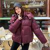 Winter Women's Thick Loose Hooded Short Cotton Jacket M-XXL