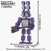 MOOXI FANF Horror Game Role Ducks Foxy Rabbit Bear MOC Bricks Model Kit DIY Diorama Children Toys Building Blocks Set Adult Gift