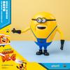 Minions Despicable Me 4 Mega Dave Action Figure with Hidden 6 Interchangeable Facial Minion Model Gift for Kids Ages 8 and Up Toy, 4.7-inch Pocket,