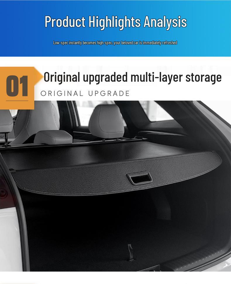 Isuzu MU-X (15-25 Models) Trunk Cargo Cover Privacy Divider