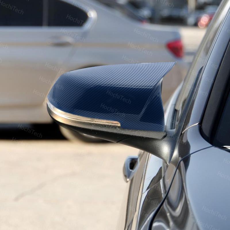 Side Wing Modified Excellent Car Styling Rearview Carbon Fiber Pattern Mirror Cover Caps For BMW F32 F33 F36 X1 E84 F87 M2