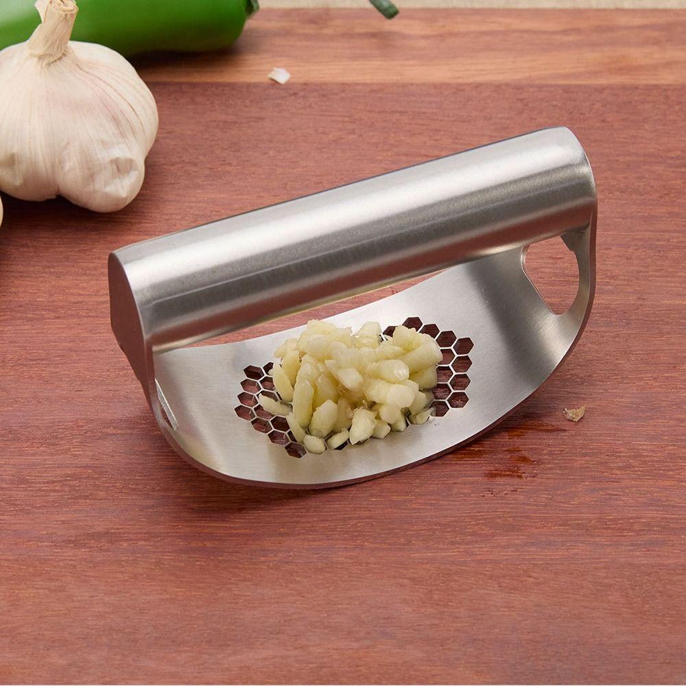 Manual Garlic Crusher 304 Stainless Steel Garlic Chopper Professional Garlic Mincer Smash Garlic