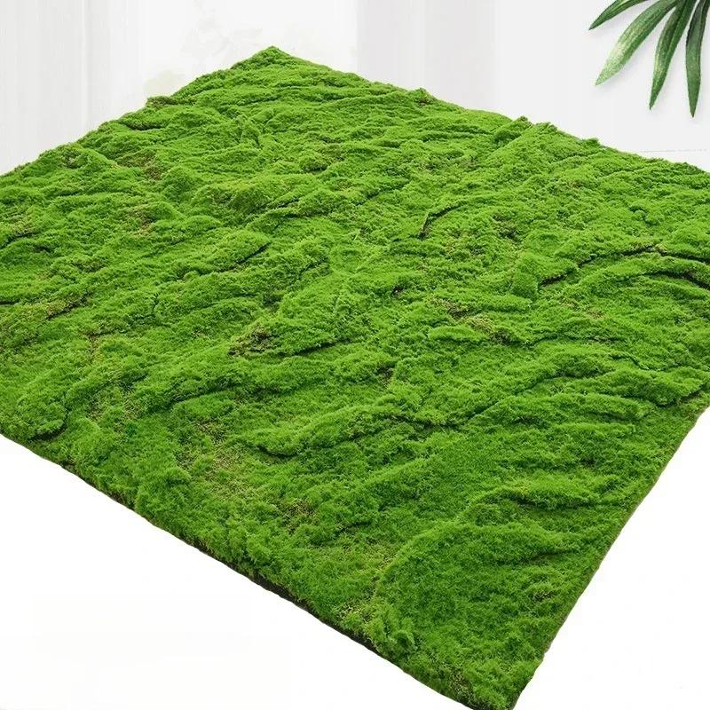 Artificial Turf Moss Simulation Grassland Fake Grass Lawn Carpet Artificial Musgo Turf Synthetic Grass Outdoor Garden Decoration