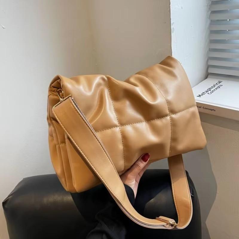 Vintage Large Capacity Armpit Bag Ladies Winter Soft PU Leather Women's Design Handbag Luxury Brand Shoulder Messenger Bag Totes