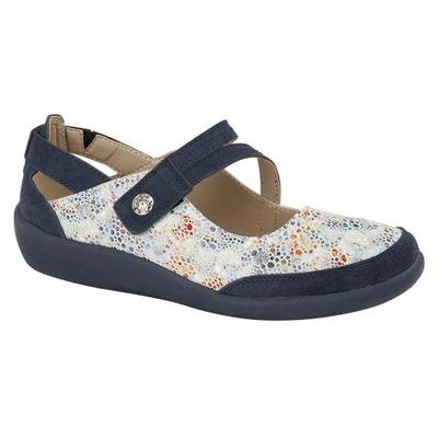 Womens/Ladies E Fit Leather/Suede Shoes