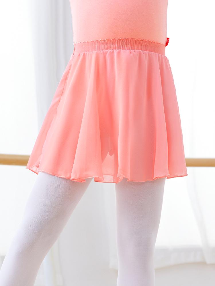 Mädchen Chiffon Elastischer Tanzrock – Leichte Übungskleidung