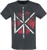 Dead Kennedys Maglietta in Cotone con Stampa Simbolo Croce Classico Unisex Unisex Band Punk Manica Corta Unisex