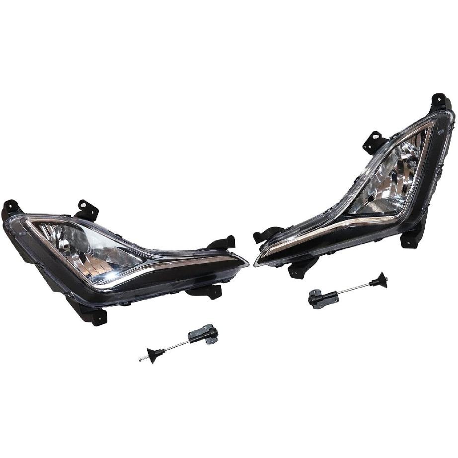 Fog Light 92201-3X210 92202-3X210 Pair Left+Right Side Fog Lamp Assembly Clear Lens For Hyundai Elantra L4 cylinder (1.8L, 2.0L) 2014 2015 2016