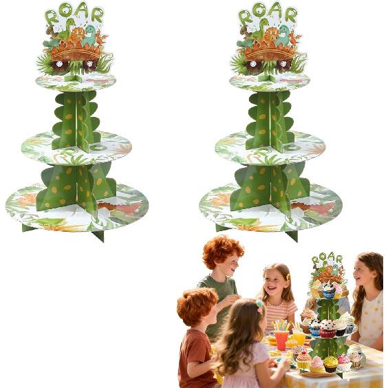 3 Tier Butterfly Cupcake Stand,Suitable for Butterfly Themes – Easy to Assemble& Reble(1Butterfly)