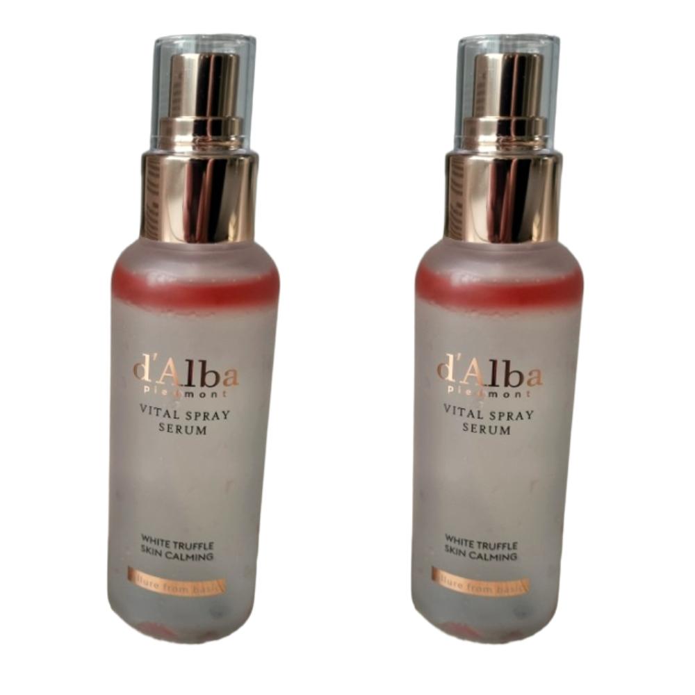 

Dalba White Truffle Vital Spray Serum 100ml × 2 + Mild Acidic Gel Cleanser 15ml Set