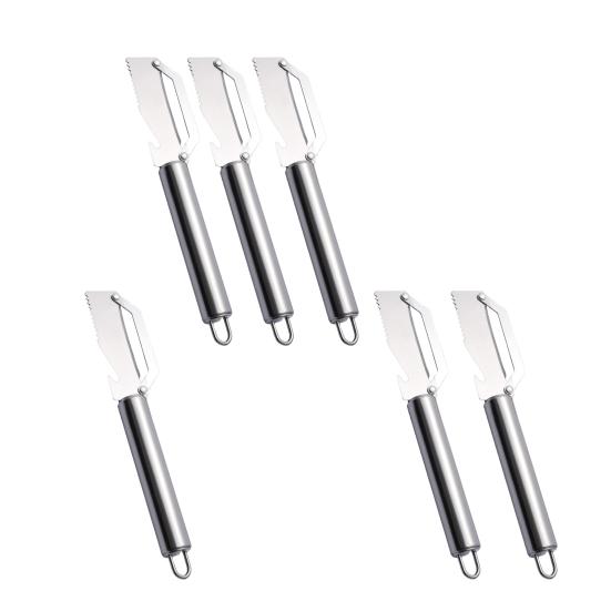 Fruit Vegetable Peeler Stainless Steel Potato Peeler with Bottle Opener Rust-Proof Dishwasher Safe Multi-Function Kitchen Tool for Thick Thin Skins