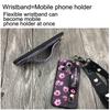Protective Flower Phone Case For Tecno Spark30 Pro 4G/KL7 Kickstand Dirt-resistant Phone Holder Wrist Strap Back Cover