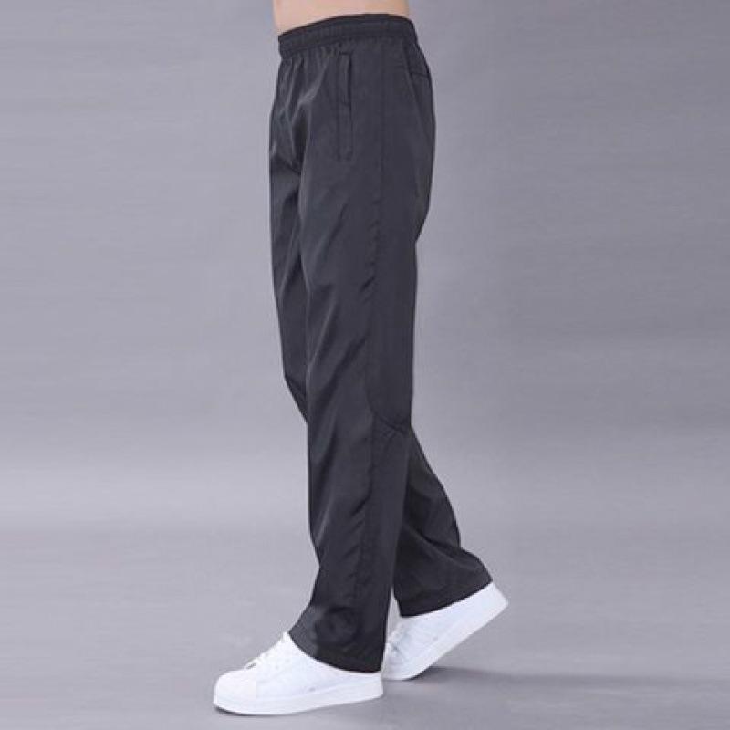 Sommer Sporthose Herren Locker Verschleißfest Dünn Atmungsaktiv Schnelltrocknend Laufen Polyester Herren Übergröße Gerade Freizeithose Herren