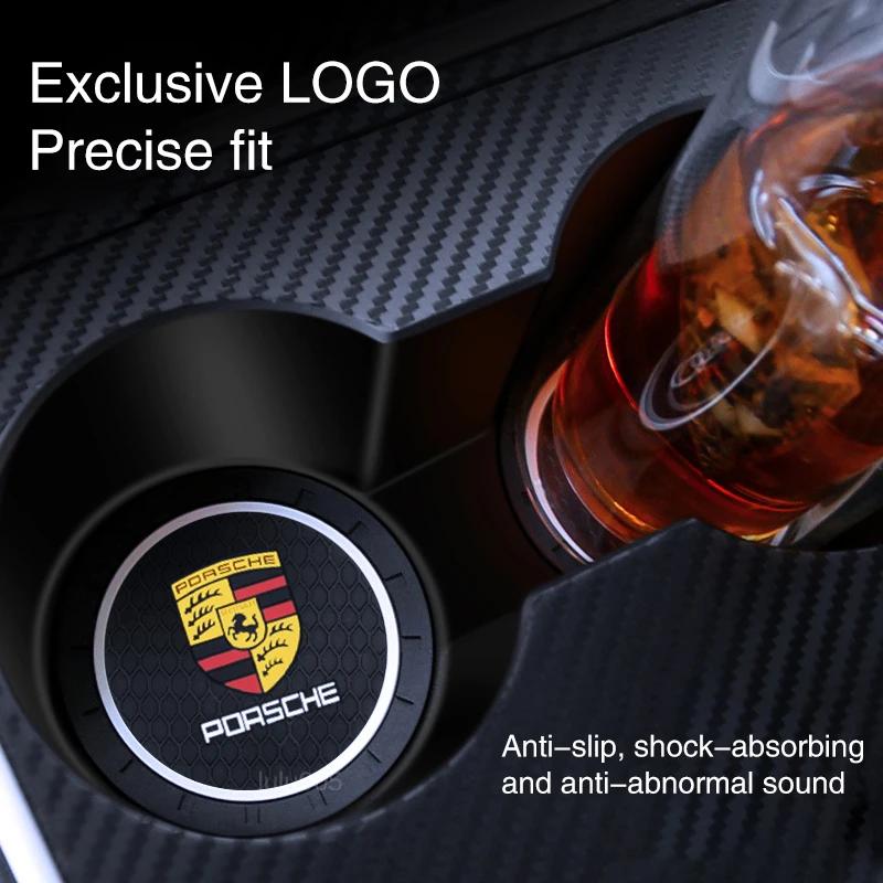 2 stk Bil Sklisikker Underlag Vannkopp Tilbehør For Porsche Cayenne Macan 911 Gt3 918 928 944 968 Boxster Panamera