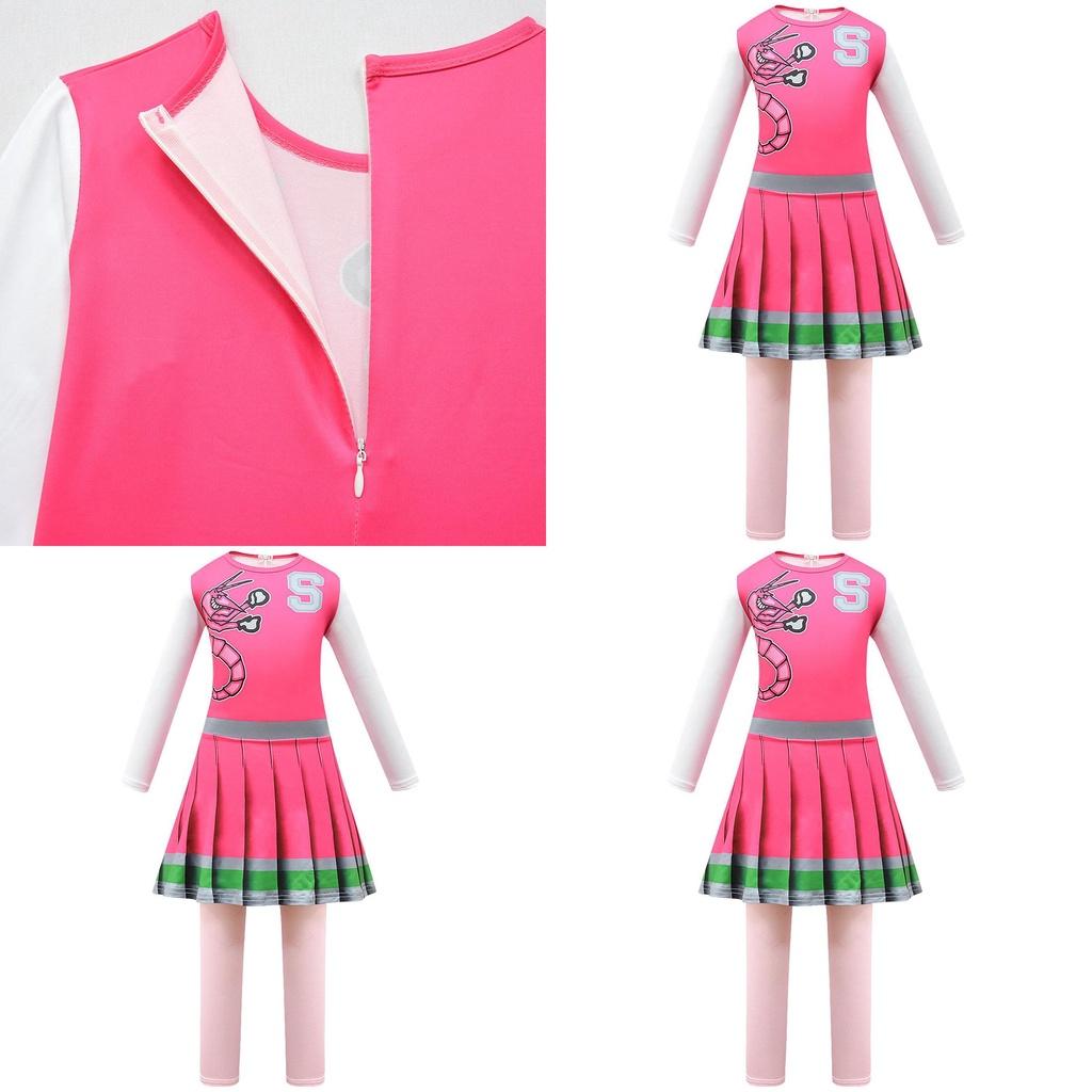Girls' Zombie High School 2 Cosplay Costume Tight-fitting Bodysuit For Halloween Performance Cross-border 4549