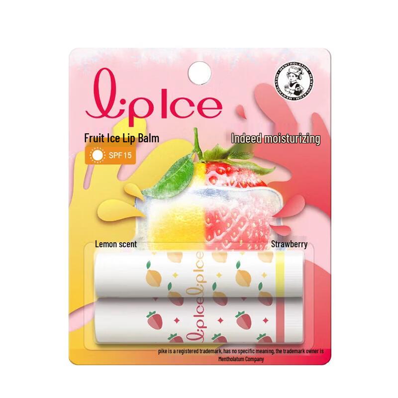 Mentholatum Fruity Lip Balm Duo Pack