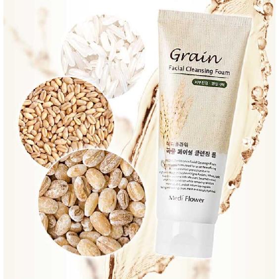 MEDI FLOWER Grain Facial Cleansing Foam 150ml