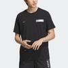 Adidas Tech Ref Tee Logo Print Casual Round Neck Short Sleeve T-Shirt Men Tops Black IA8095