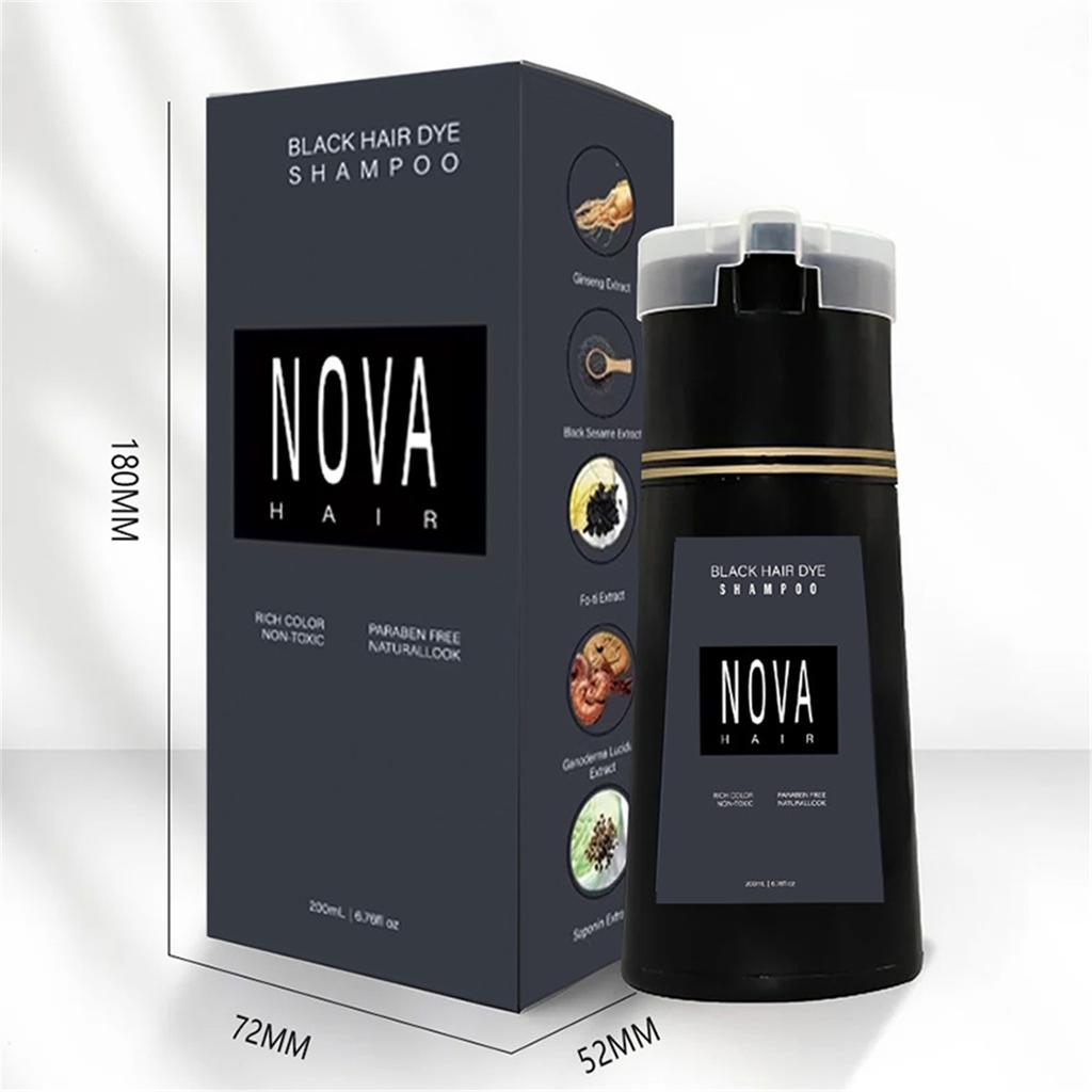 New Red/brown/black Hair Dye Shampoo Gentle Non Damaging To Hair Easy To Cover White Hair Natural Long-lasting Color Development