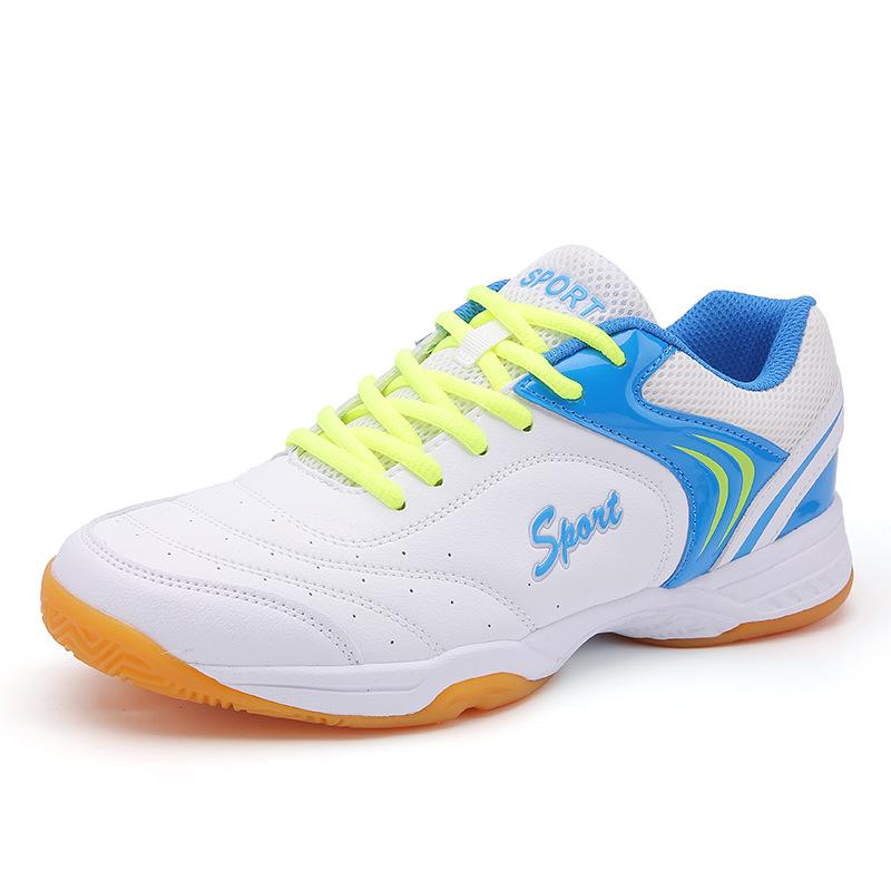 

2025 Professional Badminton Shoes for Men and Women Anti-Slip Table Tennis Sneakers Breathable Anti-Slippery Volleyball Shoes 46