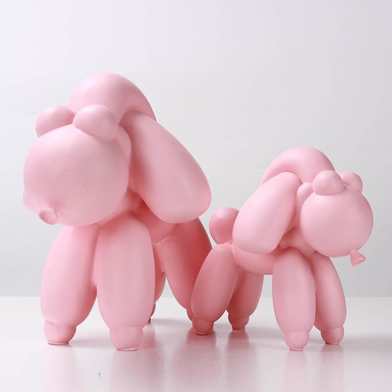 

Nordic Ins Style Small Fresh Balloon Dog Decorations TV Cabinet Wine Cabinet Trend High-end Home Animal Decorations