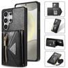 Samsung S24ultra S23 A53 Crossbody Card Holder Phone Case with Zipper Pocket and Lanyard