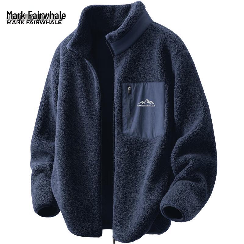 Mark Fairwhale Men's Fleece-Lined Stand Collar Jacket