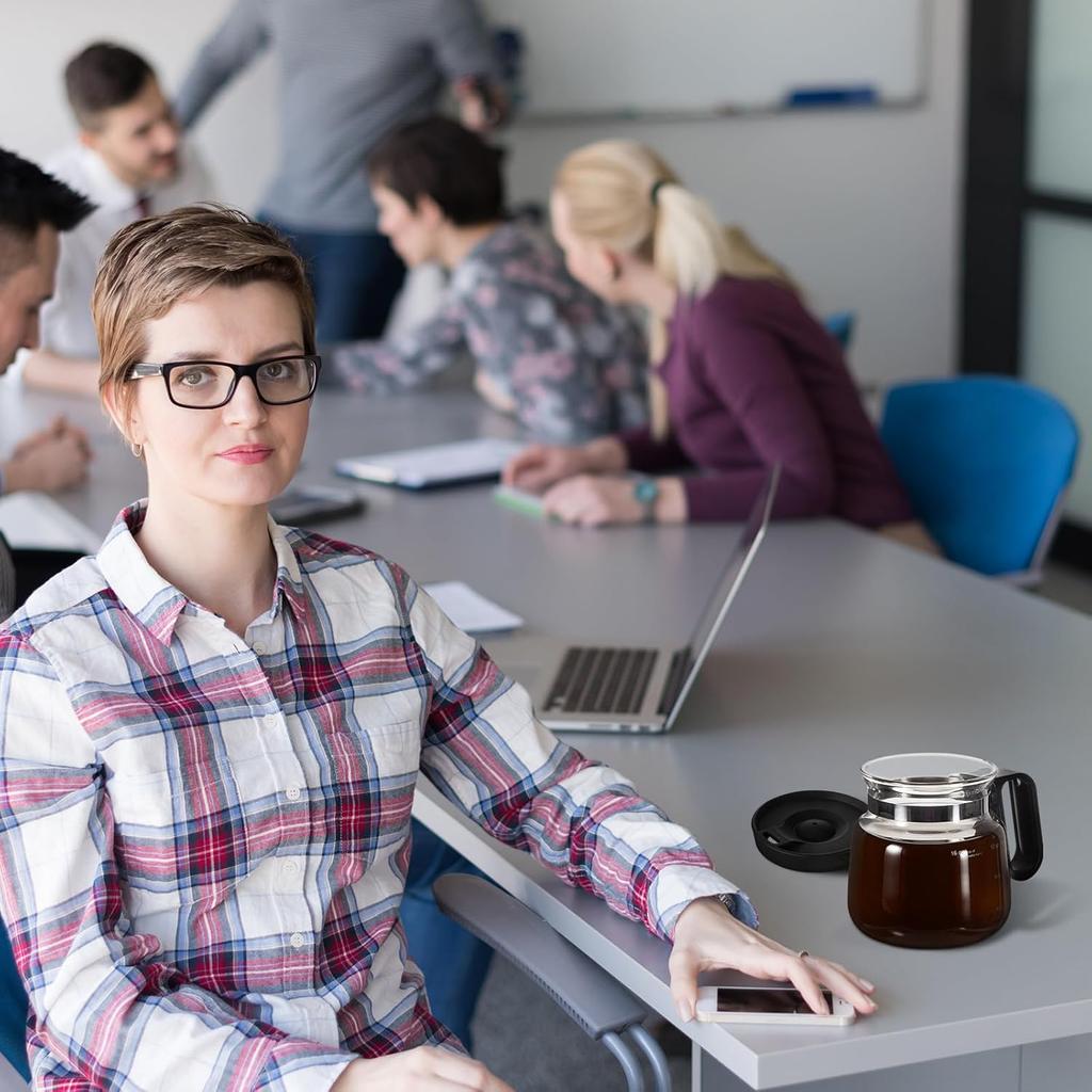 Yungyan 2 Pcs 16 oz Coffee Pot Mug with Spill Proof Lid Unique Coffee Mugs Novelty Funny Cool Coffee Mug That Friends Coworkers Will Talk About for