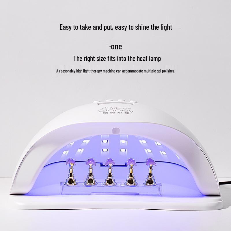 Fairy Aurora Iridescent Acrylic Nail Art Practice Stand with Strong Magnet Holder