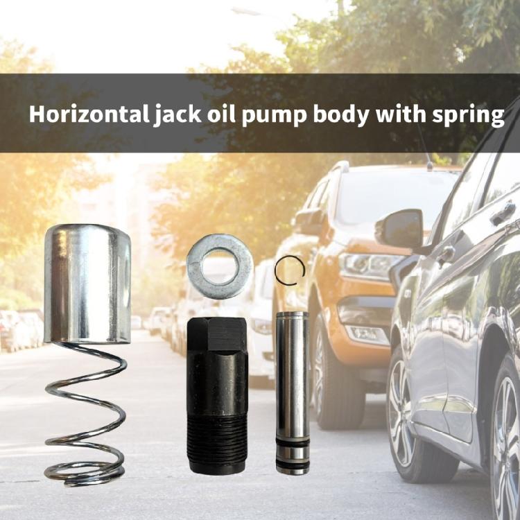 Floor Jacks Parts, Horizontal Double Pump Floor Jacks Oil Pump Cylinder Piston Plunger Parts