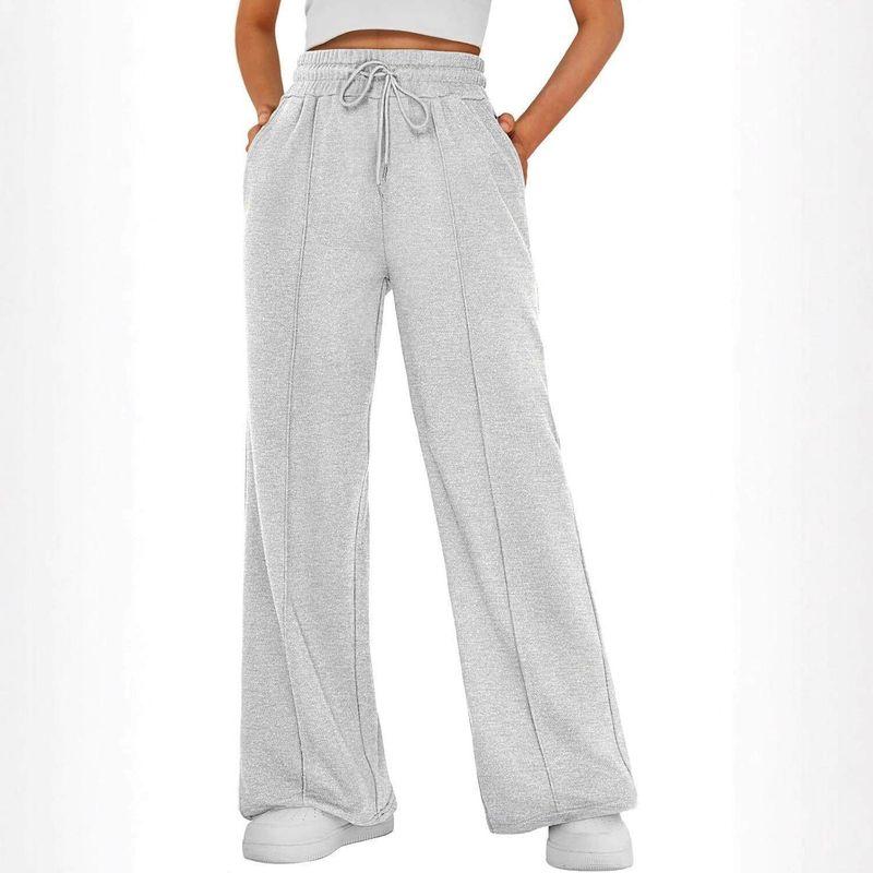 

New Waist-Cinching Casual Loose Drawstring Sweatpants Navy Blue S