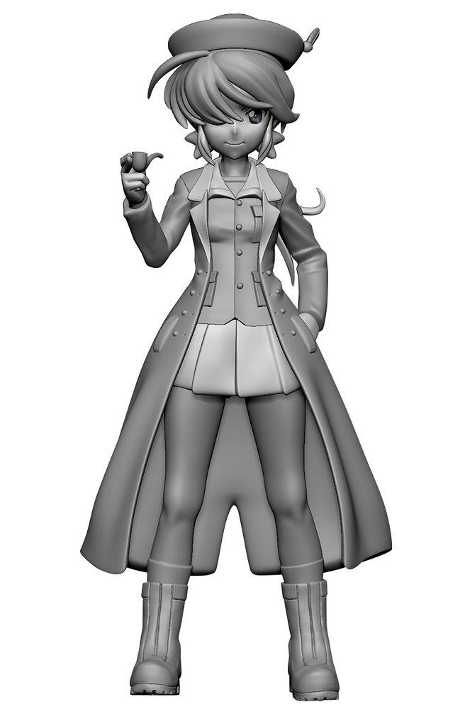 PLATZ Girls Panzer Final Chapter Oarai High School Shark Team Figure Set & 1/35 Girls'