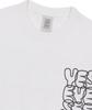 [USED] YES EYE SEE White Long Sleeve T-Shirt, Size L