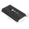 Quick Release Plate Camera Tripod Mounting Plate for Manfrotto 501HDV 503HDV 701HDV MH055M0‑ Tripod Camera Mount Plate