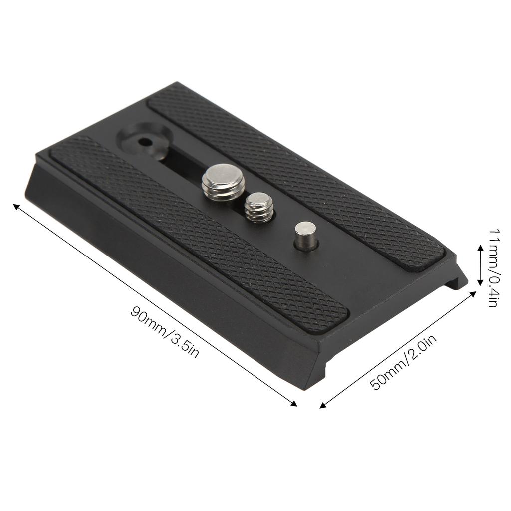 Quick Release Plate Camera Tripod Mounting Plate for Manfrotto 501HDV 503HDV 701HDV MH055M0‑ Tripod Camera Mount Plate